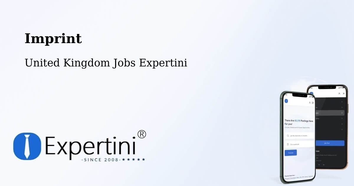 Imprint – Potters Bar - United Kingdom Jobs Expertini